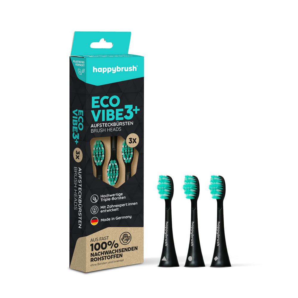 Têtes de brosse Sonique V3+ | Noire 3x