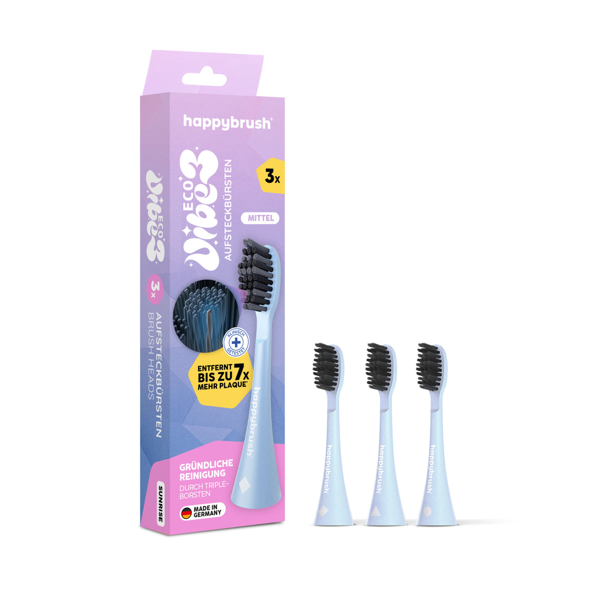 Têtes de brosse Sonique V3+ | Sunrise 3x