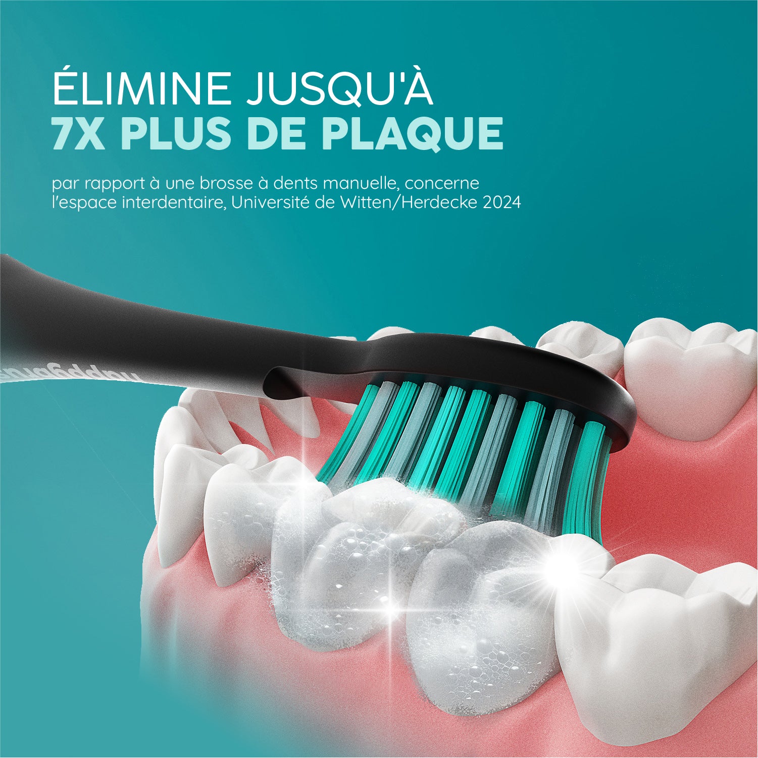 Brosse à Dents Sonique | Eco Vibe 3 Noir | Set S