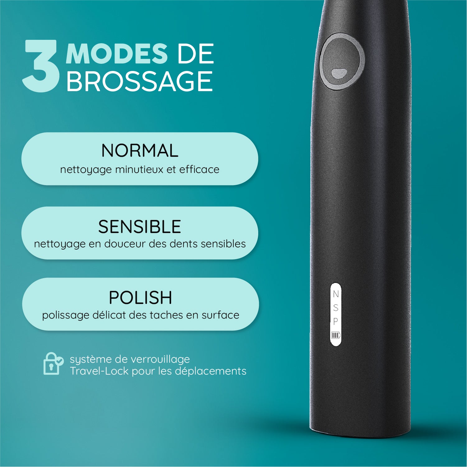Brosse à dents sonique Eco Vibe 3+