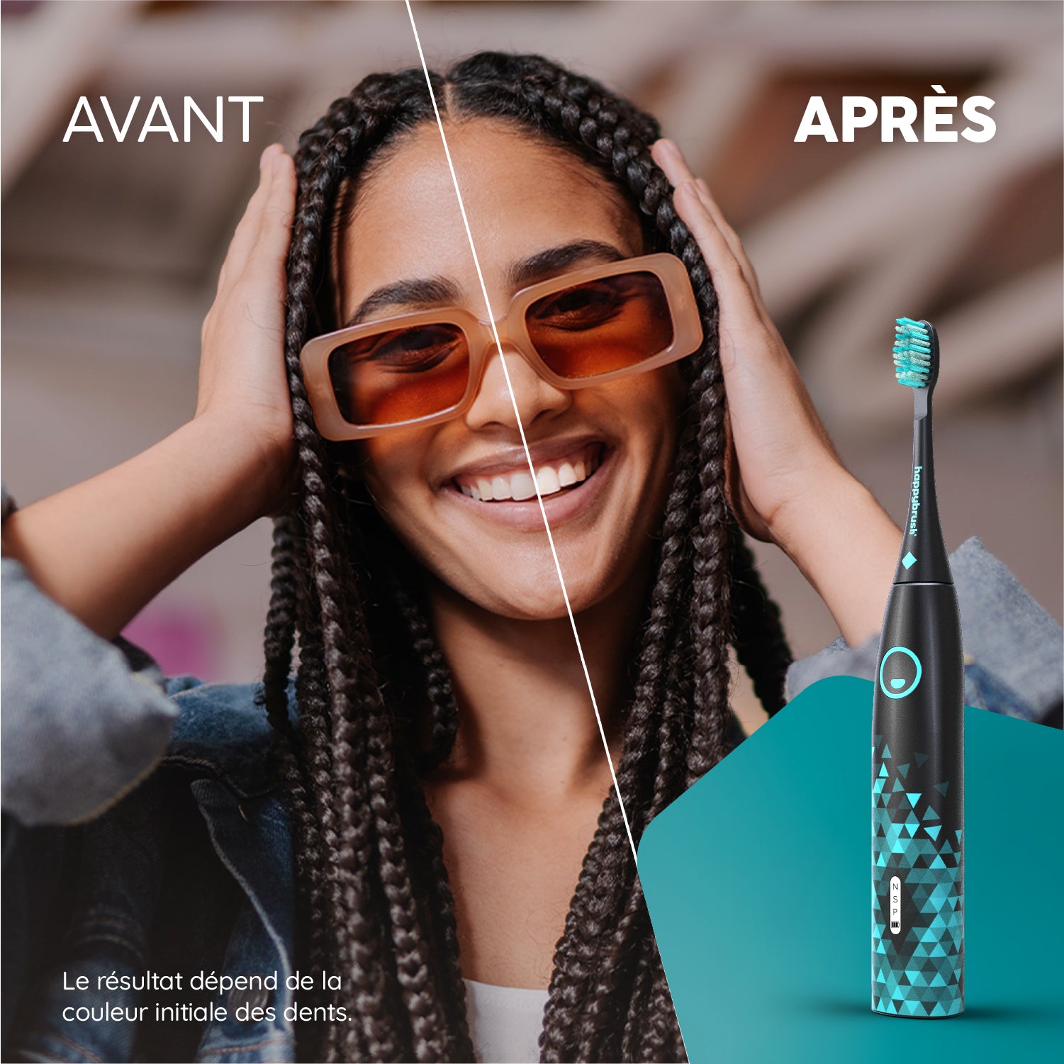 Brosse à Dents Sonique | Eco Vibe 3 Noir | Set XL