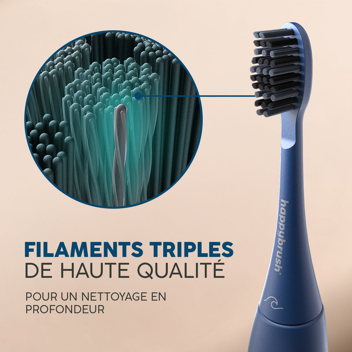 Têtes de brosse Sonique V3+ | Ocean 3x