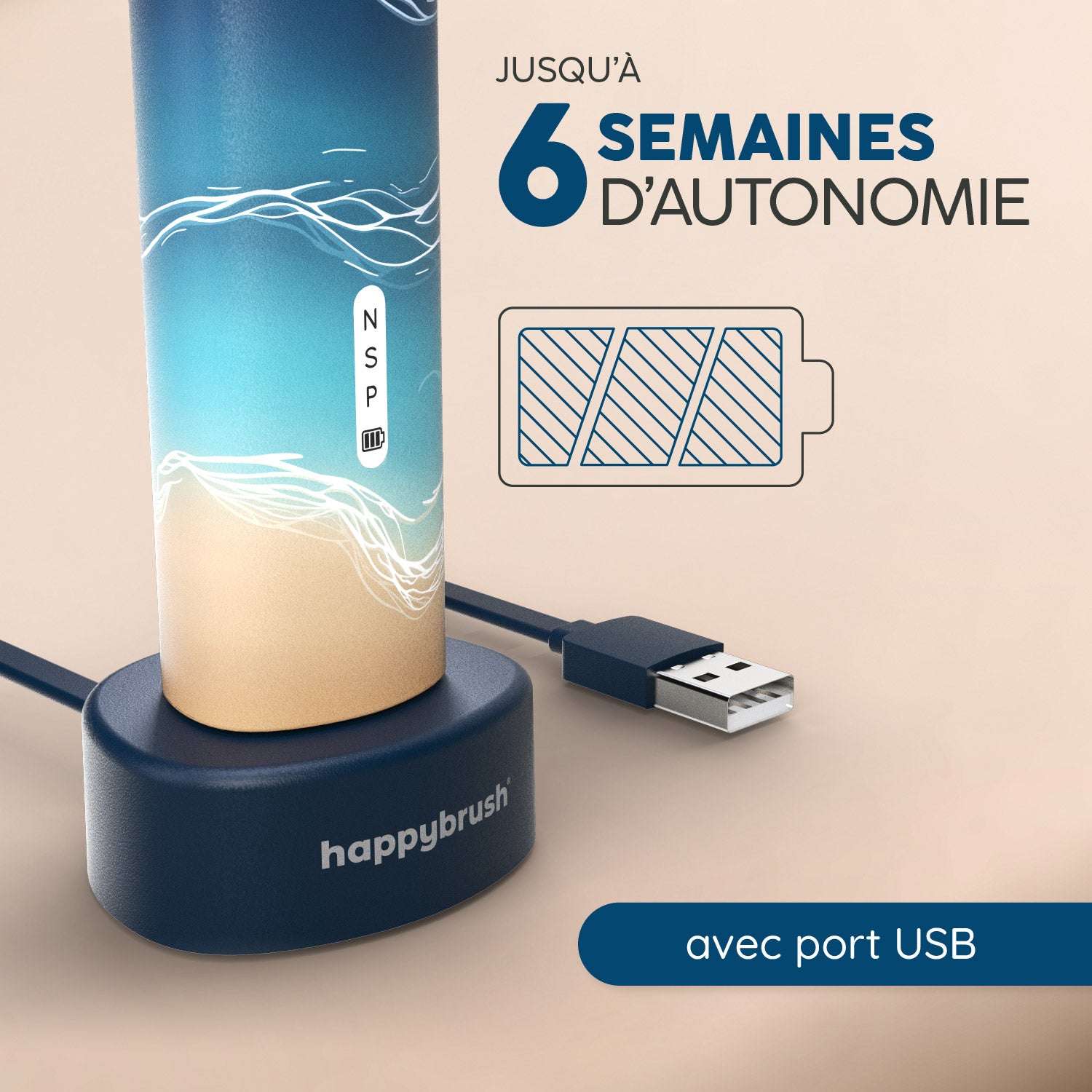 Coffret Duo | Brosse à Dents Sonique | Eco Vibe 3 Noir & Ocean