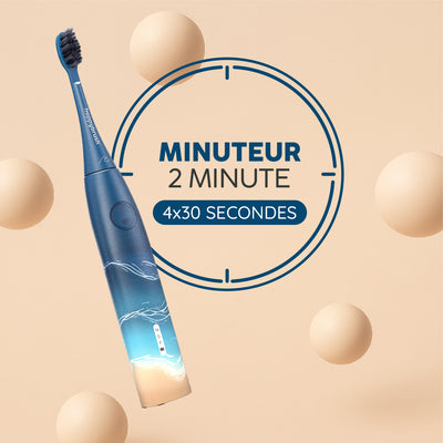 Coffret Duo | Brosse à Dents Sonique | Eco Vibe 3 Noir & Ocean