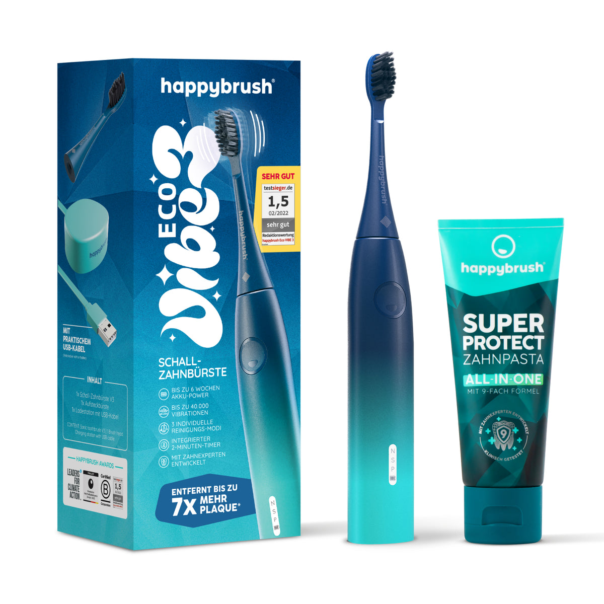 Brosse à Dents Sonique | Eco Vibe 3 Aurora