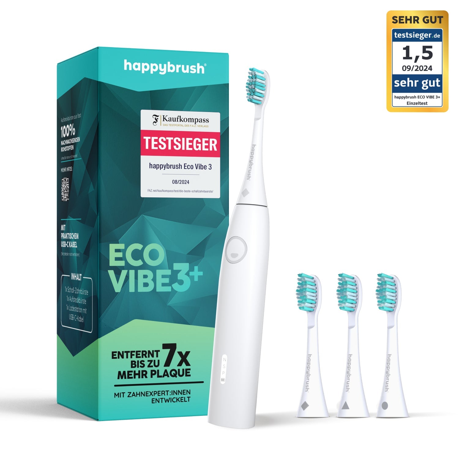Brosse à dents sonique Eco Vibe 3+