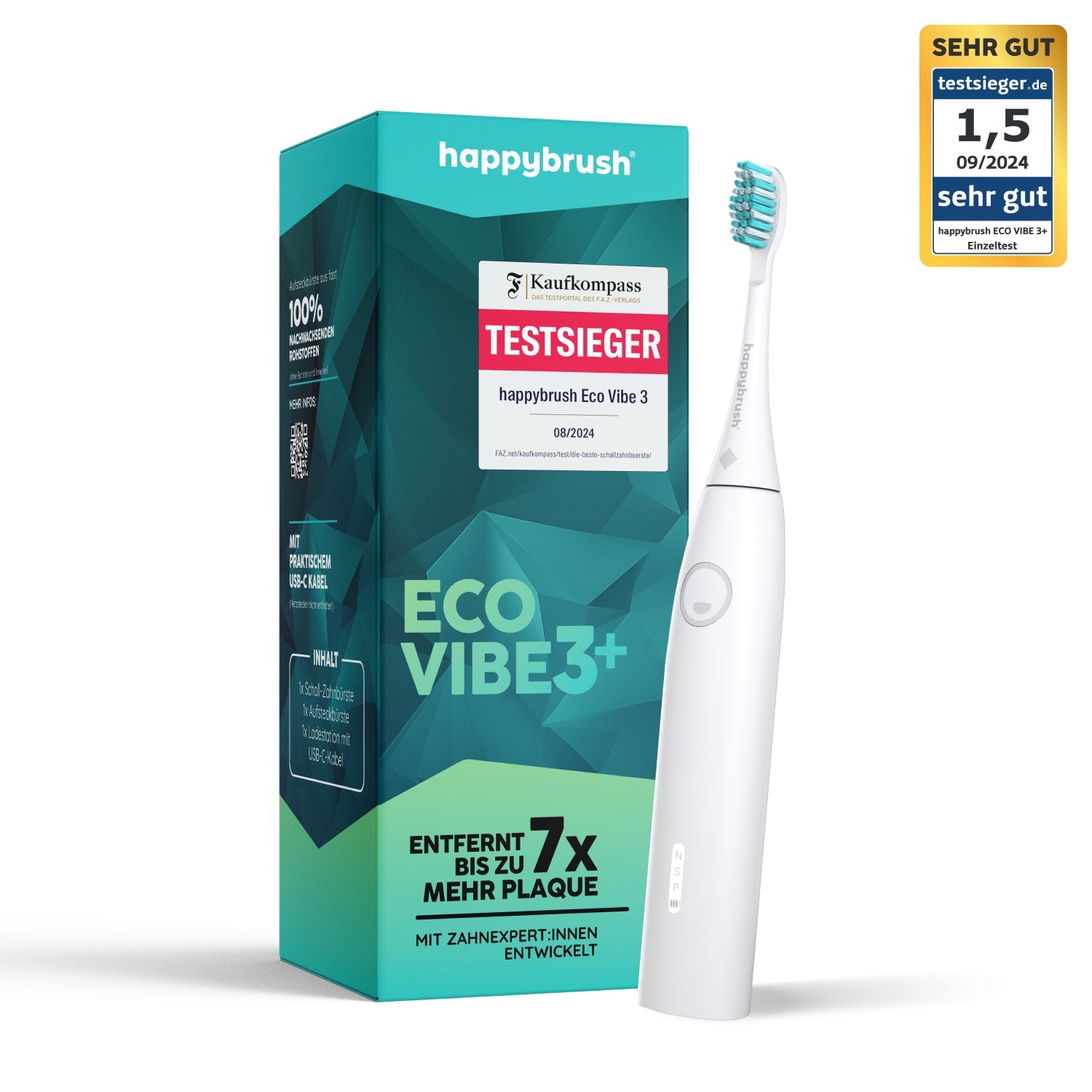 Brosse à dents sonique Eco Vibe 3+