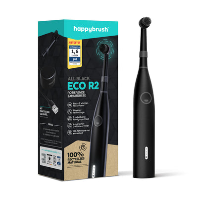 Brosse à Dents Électrique Rotative R2 | AllBlack | Set S