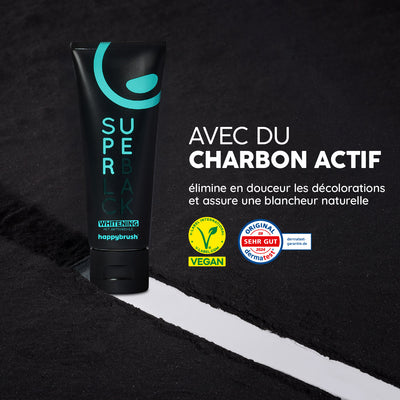 SuperBlack Whitening  Dentifrice