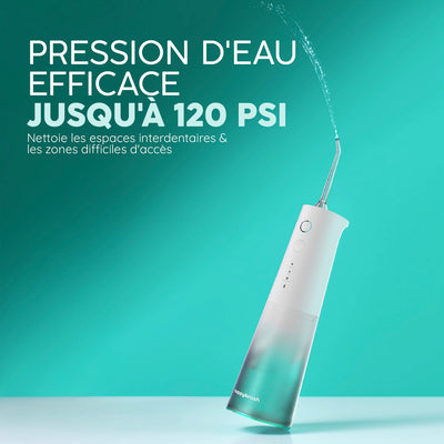 Jet Dentaire Hydropulseur & Canules | Eco Flow | Blanc