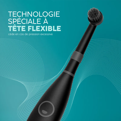 Brosse à Dents Électrique Rotative R2 | AllBlack | Set S
