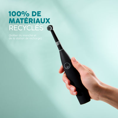 Brosse à Dents Électrique Rotative R2 | AllBlack | Set S