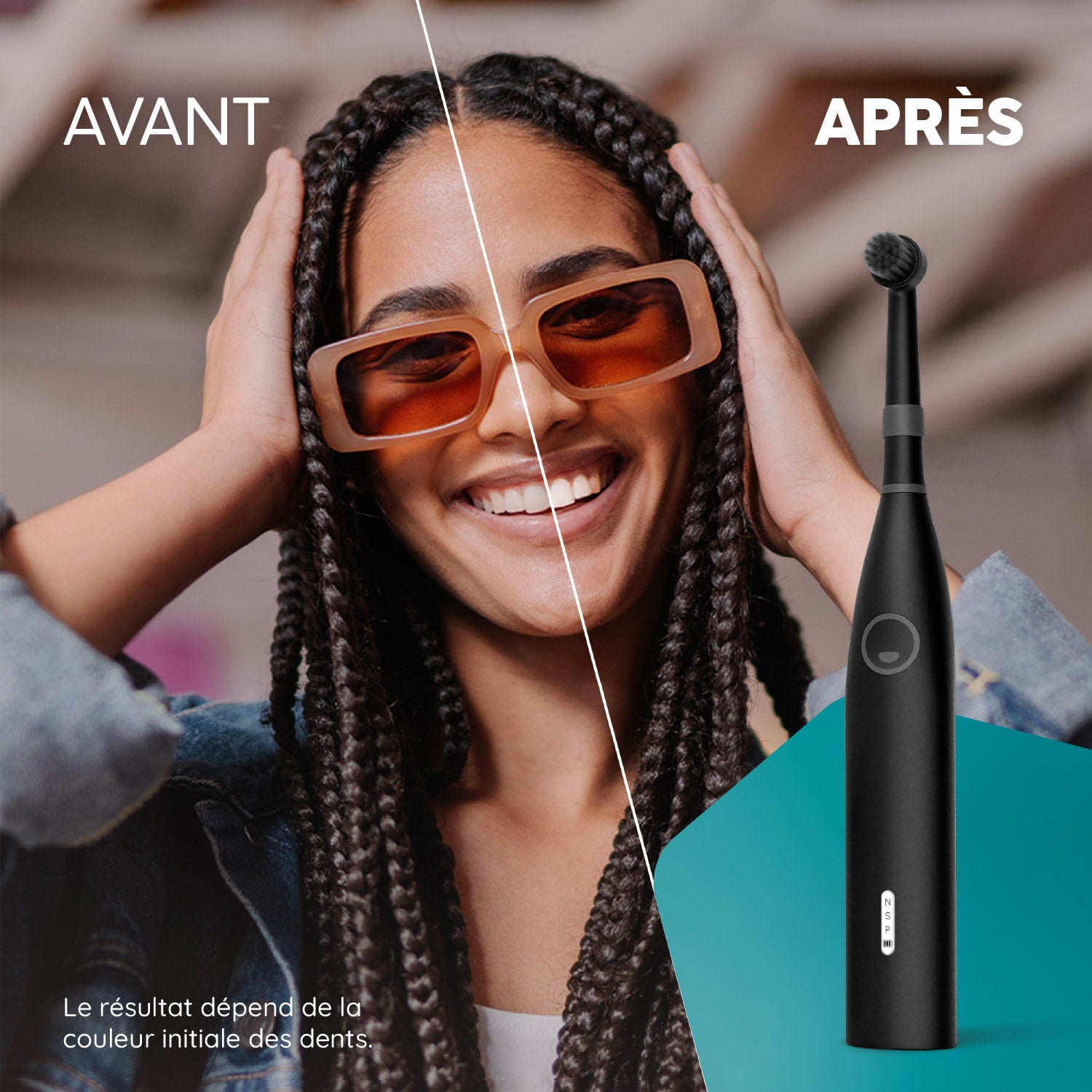 Brosse à Dents Électrique Rotative R2 | AllBlack | Set S