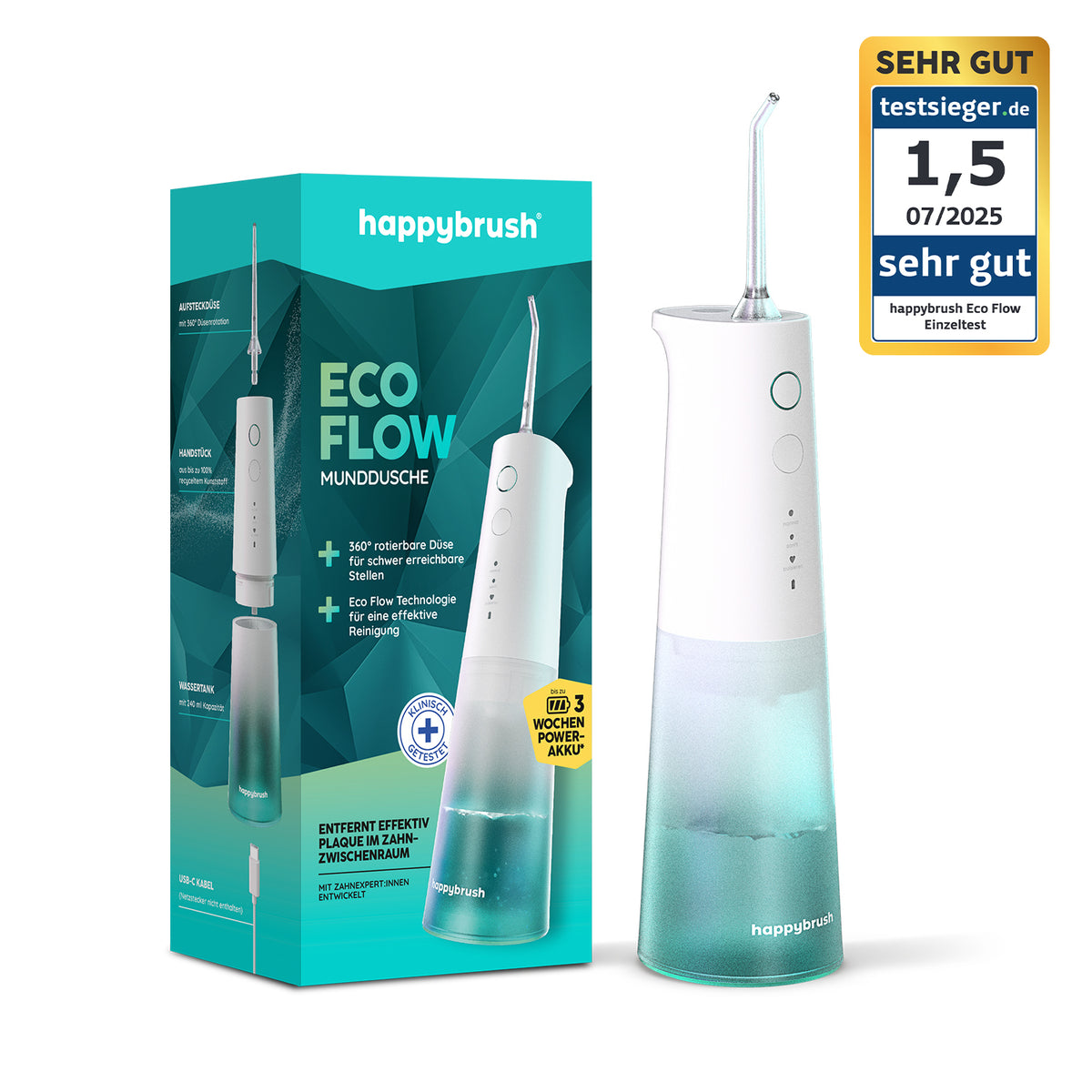 Jet Dentaire Hydropulseur | Eco Flow | Blanc