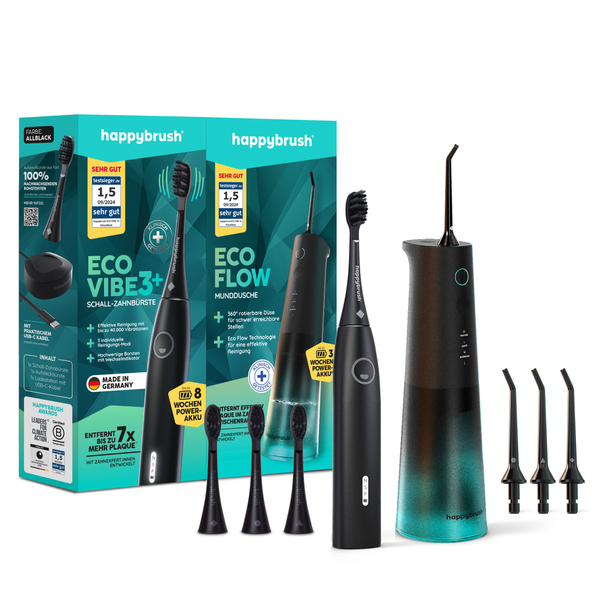Eco Flow & Eco Vibe 3 Set Premium Allblack | BLACK DEALS