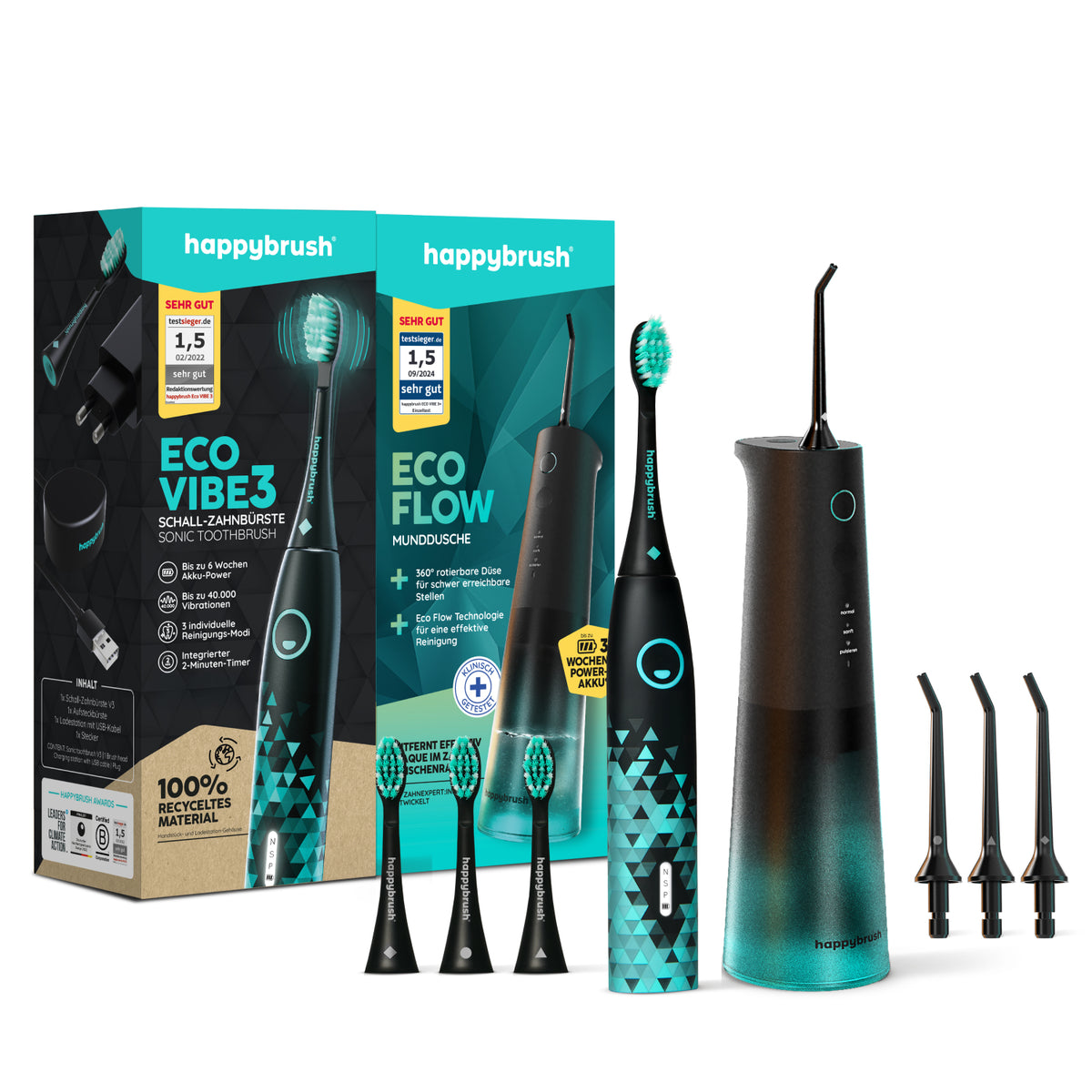 Eco Flow & Eco Vibe 3 Set Premium Black-Mint | BLACK DEALS