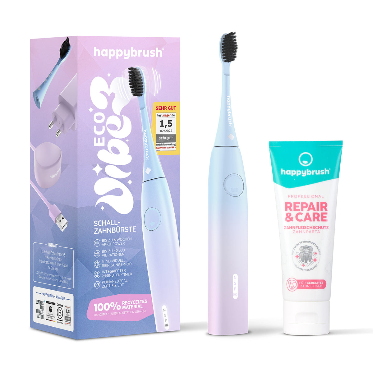 Brosse à Dents Sonique | Eco Vibe 3 Sunrise