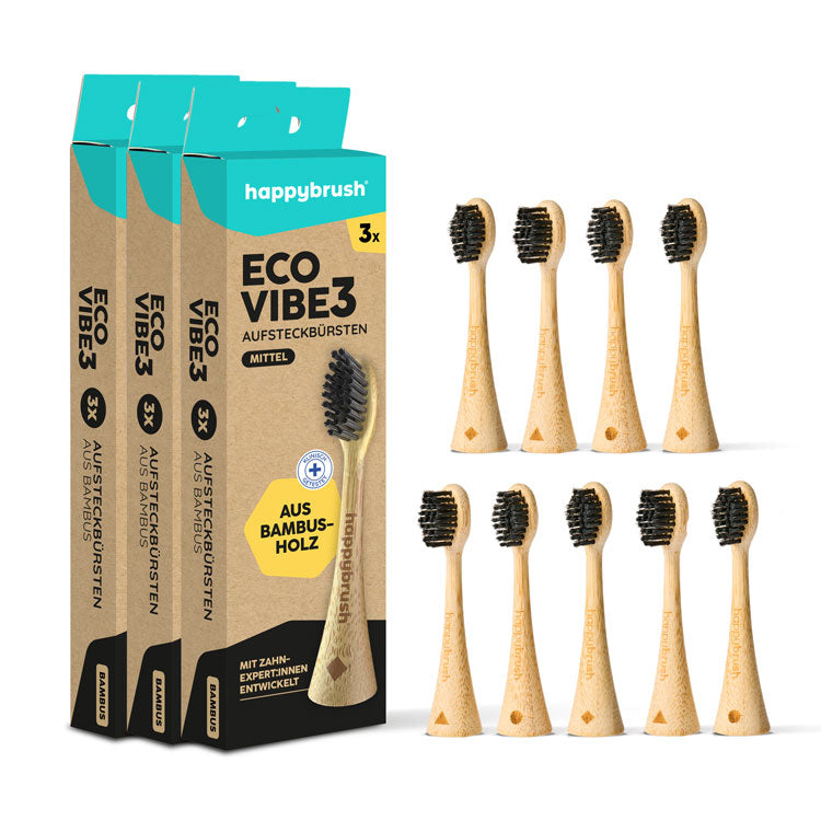Têtes de brosse Sonique V3 | Bambou 9x